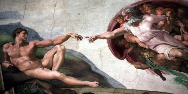 Michelangelo — Facerea lui Adam